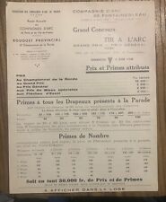 Documents.tir arc.bouquet prov d'occasion  Paris V