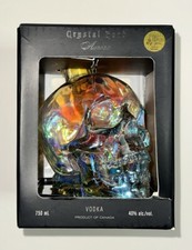 Cabeça de Cristal Vodka Akroyd Crânio Aurora Boreal Vazio Com Caixa e Rolha comprar usado  Enviando para Brazil