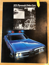 1972 plymouth police for sale  RUSHDEN