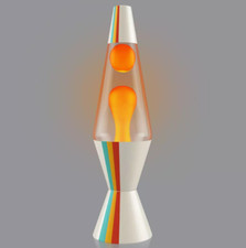Lâmpada de lava Schylling Classic, 14,5 polegadas, Beach Bum laranja lava líquido transparente comprar usado  Enviando para Brazil