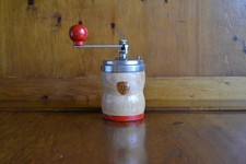 Moedor de café/moinho vintage "caixão" design de barril de rebarba em ótimo estado comprar usado  Enviando para Brazil
