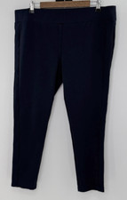 LOFT Mujer Ponte Pull On Leggings Azul Marino Elástico Talla XL Recortado Comodidad segunda mano  Embacar hacia Mexico