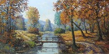 Paesaggio autunnale grande usato  Sanremo