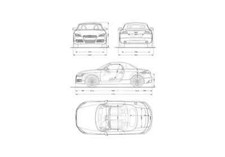 Photo blueprint audi for sale  UK