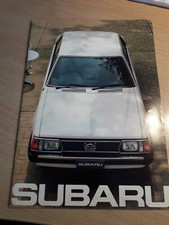 Subaru sales brochure for sale  WORTHING