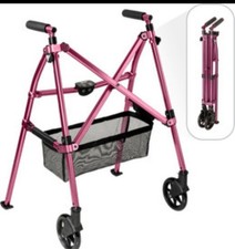 Stander Wonder rolamento leve para adultos andador alto: rosa Regal comprar usado  Enviando para Brazil