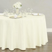 Ivory round tablecloths for sale  Deshler