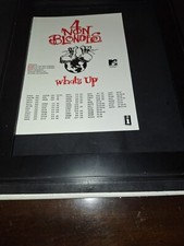 4 anúncios promocionais de rádio originais raros What's Up não loiras emoldurados! comprar usado  Enviando para Brazil