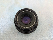 Minolta 45mm rokkor for sale  HARWICH