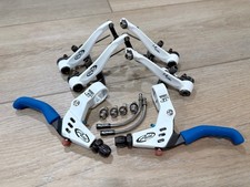 RARO AVID Ti Branco Conjunto de Pinças e Alavancas de Freio em V Titânio Excelente! comprar usado  Enviando para Brazil