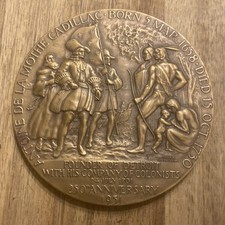 Detroit bronze medal for sale  Melbourne