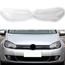 2 peças para VW Golf 6 MK6 10-14 farol de plástico transparente lentes capa hatchback comprar usado  Enviando para Brazil