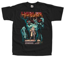 Camiseta preta HELLBLAZER v6 John Constantine DC Comics tamanhos P-5XL  comprar usado  Enviando para Brazil