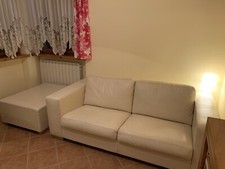 Divano pelle artigianale usato  Matelica