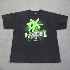 Camiseta WWE Masculina XL Preta D Geração X Luta Livre Y2k Tripla H Shawn Michaels * comprar usado  Enviando para Brazil