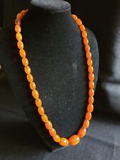 Amber necklace graduated for sale  MARKET RASEN