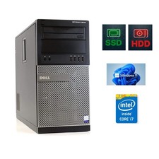 Computador desktop Dell OptiPlex 9010 MT Core i7 16GB Ram 240 SSD + 1TB HDD Win 11, usado comprar usado  Enviando para Brazil