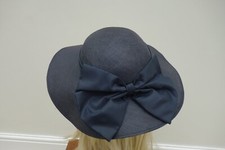 Navy wedding hat for sale  TAMWORTH