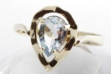 Blautopas tropfen ring375 gebraucht kaufen  München