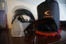 Maschera paintball carbon usato  Spedire a Italy
