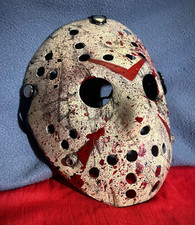 JASON VOORHEES MÁSCARA SANGRENTA PERSONALIZADA SEXTA-FEIRA 13 HALLOWEEN PVC COSPLAY PROP KO comprar usado  Enviando para Brazil