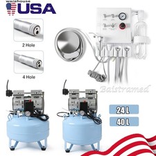 Unidad de Turbina Dental Portátil con Succión Débil/Compressor de Aire Silencioso comprar usado  Enviando para Brazil