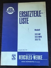 Ersatzteilliste hercules 222 gebraucht kaufen  Kulmbach