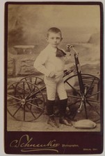 BERLIM ONTARIO c1890 Foto de Gabinete MENINO COM VELOCIDADE Agora COZINHA CANADÁ comprar usado  Enviando para Brazil