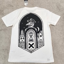 Camiseta manga curta branca pequena High Dive Apparel Plague Town comprar usado  Enviando para Brazil