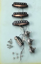 1989 Fender Japão MIJ FujiGen Strat Carregado Captadores de Pólo Plano Chicote de Fiação Completo comprar usado  Enviando para Brazil