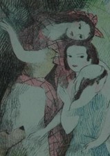 Beautiful vintage lithograph for sale  Seminole