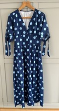 Blue spotty dress for sale  LEICESTER