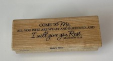 Wooden rubber stamp for sale  Fairhope