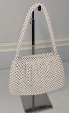 Vintage white beaded for sale  Katy