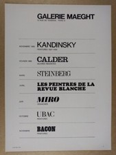 1966 galerie maeght for sale  Hartland