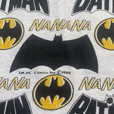 Camiseta NANANA Batman Vintage 1988 DC Comics Tamanho 20 Grande PONTO ÚNICO Top Pesado comprar usado  Enviando para Brazil