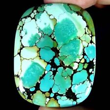 Cabochão oval turquesa tibetana, pera, pedra preciosa natural solta não tratada TC02-33-37 comprar usado  Enviando para Brazil