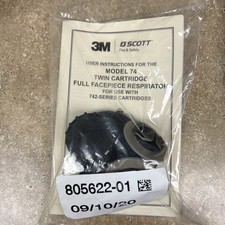 NOVO adaptador de cartucho duplo Scott Safety modelo 74 respirador facial completo 805622-01 comprar usado  Enviando para Brazil