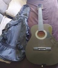 Schwarze akustik gitarre gebraucht kaufen  Reutlingen