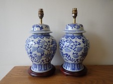 Pair chinese blue for sale  LAUNCESTON