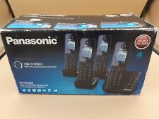 Telefone digital sem fio Panasonic KX-TGH264 com 4 aparelhos Bluetooth comprar usado  Enviando para Brazil