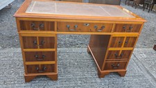 Reproduction pedestal desk for sale  ASHFORD