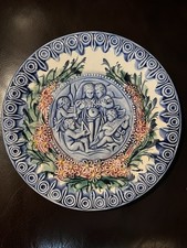 French majolica decorative d'occasion  Expédié en Belgium