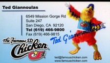 Ted giannoulas san for sale  Crown Point