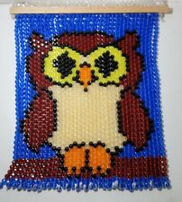 Owl beaded wall for sale  Bloomfield