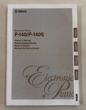 Piano eletrônico Yamaha P-140/P-140S manual do proprietário inglês/francês/alemão/espanhol comprar usado  Enviando para Brazil