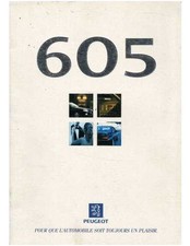 Brochure peugeot 605 d'occasion  Paris XX
