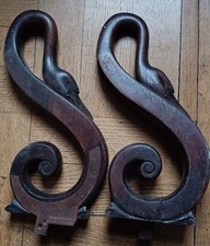 Accoudoirs bois sculpté d'occasion  Marcq-en-Barœul