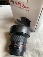 Samyang 12mm f2.8 for sale Samyang 12mm f2.8 for sale  UK