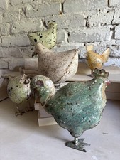 Decorative metal hens for sale  SEVENOAKS
